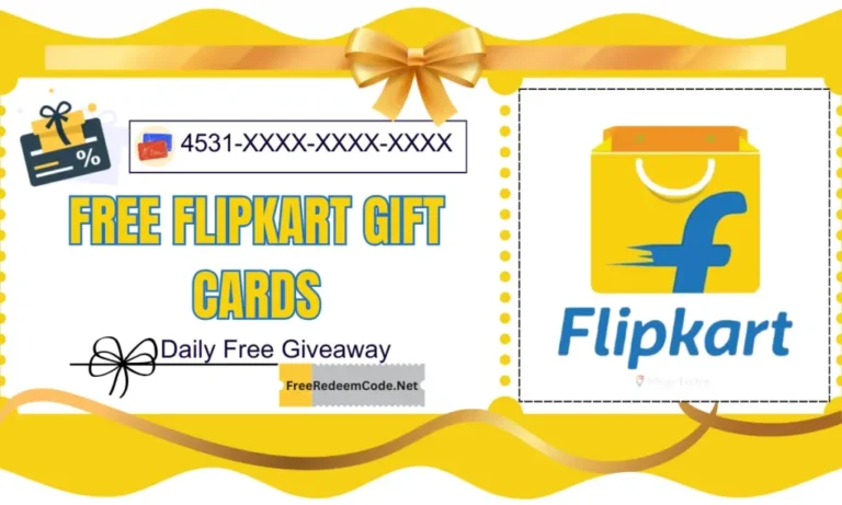 Free Flipkart Gift Cards Today